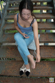 [Fotografía de camelia LSS] NO.010 Peonía Paeonia, pies descalzos de seda cortos de peonía
