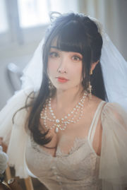 【ネットレッドコーザー写真】COS福祉良子涼子-透明なウェディングドレス