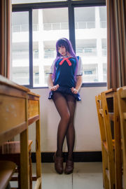 [COS Welfare] Anime blogueur Jiuqu Jean - Kasumigaoka Shiyu Summer School Uniform