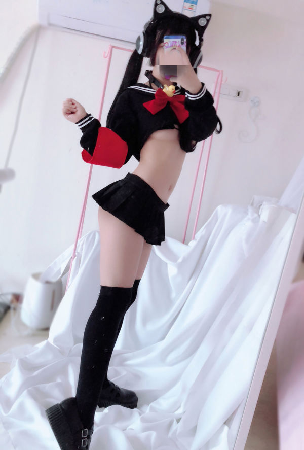 [Net Red COSER] Sakurai Ningning - Jednoczęściowy mundurek
