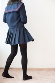 JK schooluniform zwart zijden meisje [Sen Luo Foundation] [BETA-024]