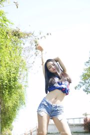 Мэй Юань "Искушение джинсовой юбкой + бикини" [Minisuka.tv]