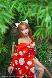 Gu Beibei "Kimono Catwoman, doux, doux et viril, charmant et faible" [嗲 囡囡 FEILIN] VOL.102