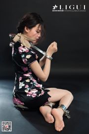 [丽 柜 Ligui] Model Min Er „Cheongsam Silk Foot Beauty Bundle”