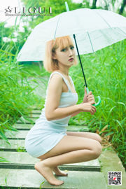 [丽柜Ligui] Le modèle de beauté du réseau Xiao Shuang "Marcher sous la pluie"