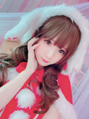 【COS福祉】WeiboGirlPaper FrostMoonShimo-うさぎのクリスマス