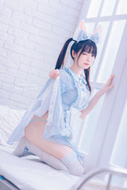 [COS Welfare] Weibo Girl Paper Cream Moon Shimo - Платье горничной