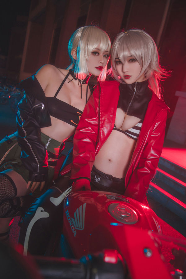 [Cosplay photo] Anime blogger Teppanyaki Ghost Dance w - Zhongshan Wharf Black Zhen and Black Duo