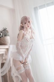 [Ảnh Cosplay] Crazy Cat ss - Pure White Elf
